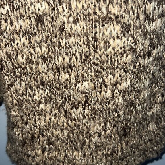 Dress Barn Women’s 1X beautiful thick knit slouchy neutral tan cardigan sweater - Picture 8 of 15